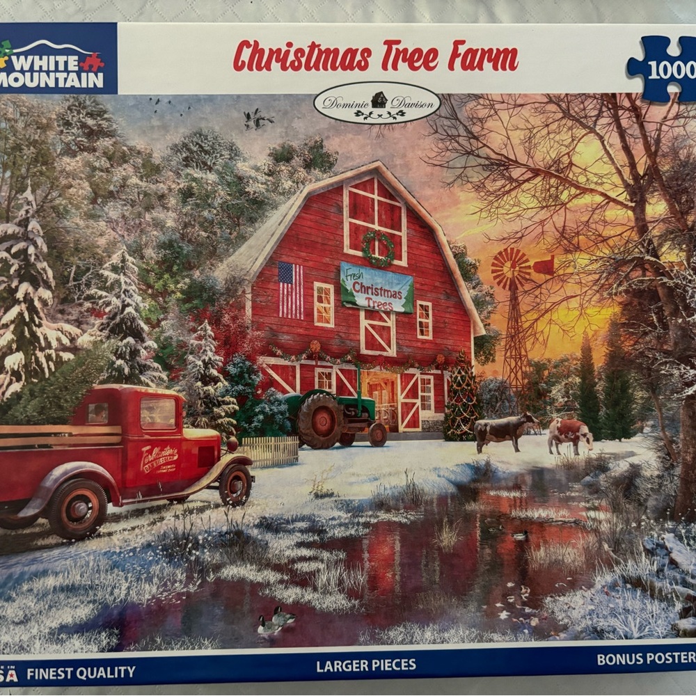 White Mountain Christmas Tree Farm Puzzle